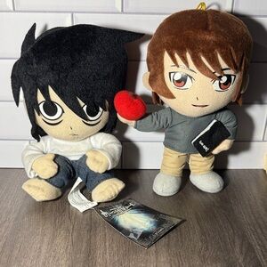 Death Note L and Light Anime Plush Doll Set